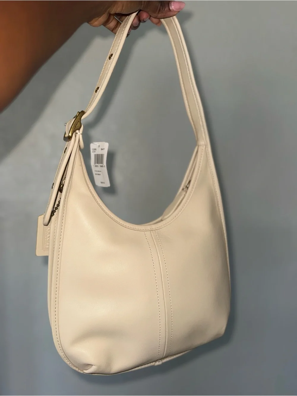 Coach Ivory Ergo Shoulder Bag 33 C2265 NWT